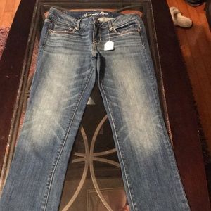 American Eagle skinny size 8 short jeans.